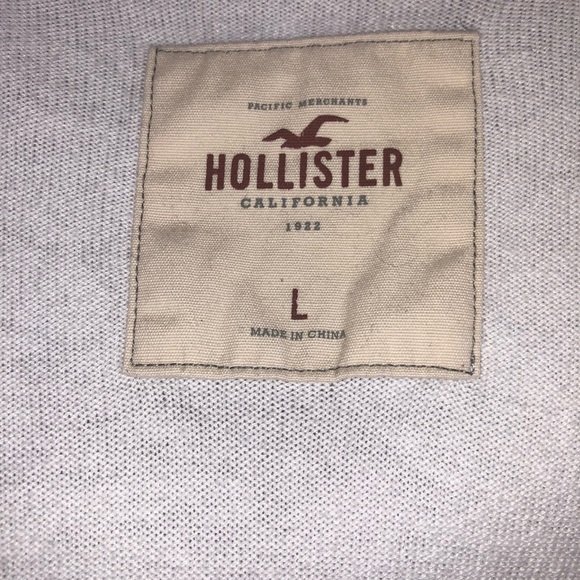 Hollister White 3/4 Sleeve Cardigan - Picture 4 of 7